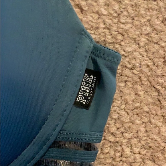 Pink Teal Wear Everywhere push-up bra 32D - Picture 2 of 4